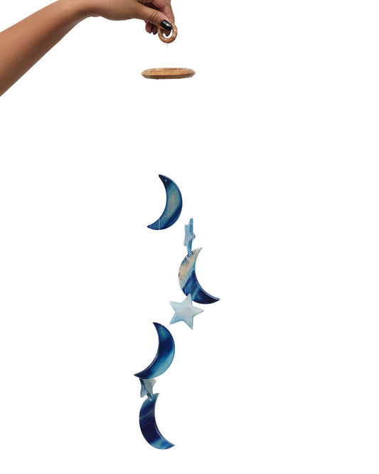 Móvil estrellas y Lunas