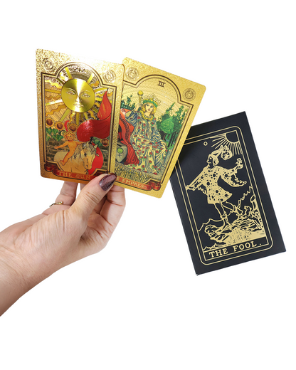 Tarot The Fool (Edición Negra y Rosada)