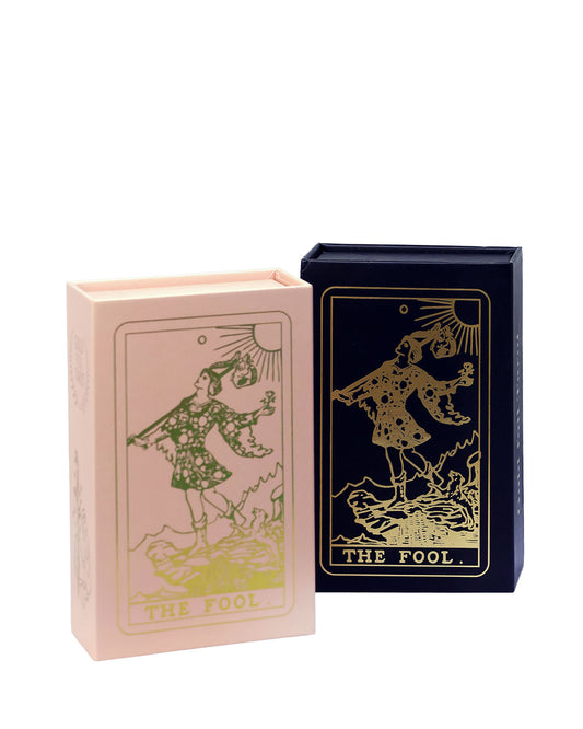 Tarot The Fool (Edición Negra y Rosada)