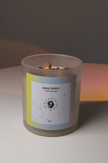 ♐ Sagittarius – Carnelian, Pink Champagne & Rose Petal 8 onzas