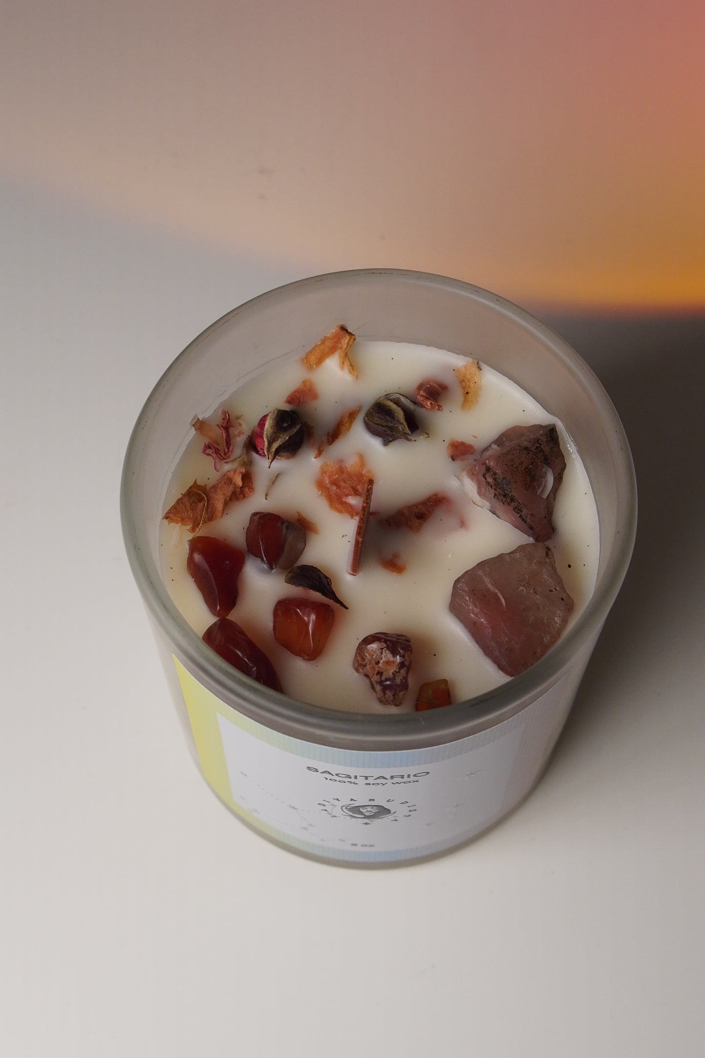 ♐ Sagittarius – Carnelian, Pink Champagne & Rose Petal 8 onzas