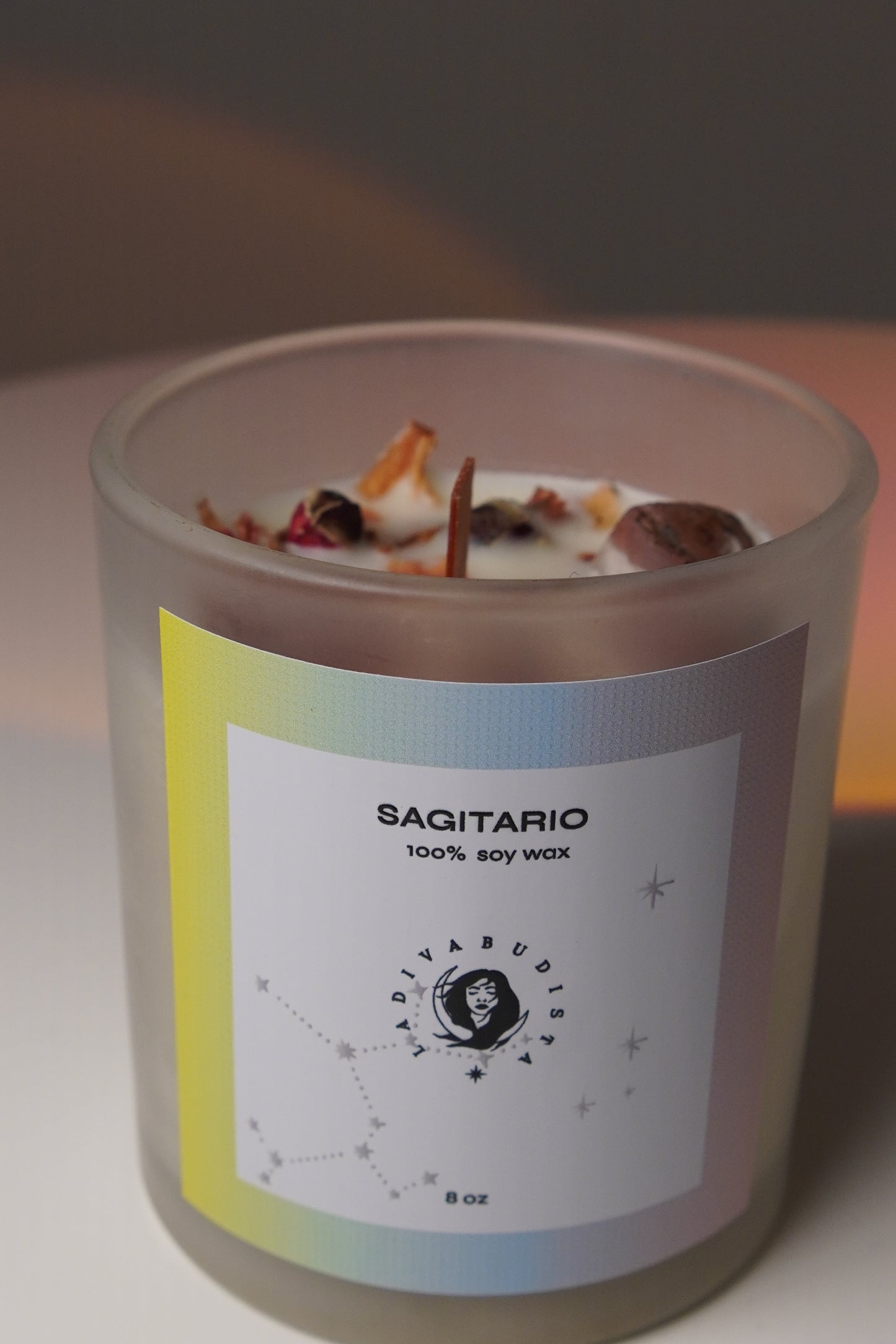 ♐ Sagittarius – Carnelian, Pink Champagne & Rose Petal 8 onzas