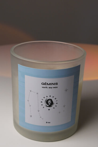 ♊ Gemini – Clear Quartz, Blue Windbell & Hydrangea